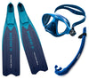 BEUCHAT Mundial One Freediving Fins BUNDLE - with SpearPro Mask and Snorkel