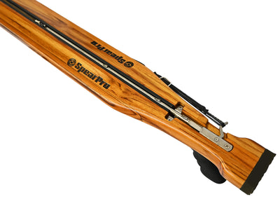 SpearPro Teak Tuna Speargun Titan Rear Handle Enclosed Track