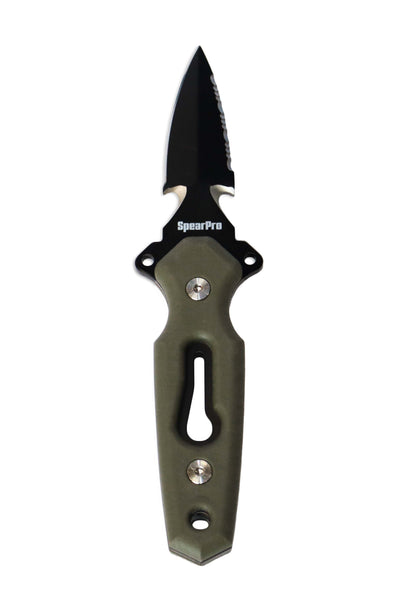 SpearPro Ranger Mini Dagger 3.0" Stainless Steel Dive Knife Teflon Coated