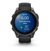 Garmin fēnix® 8 – 47 mm, AMOLED Sapphire, Carbon Gray DLC Titanium with Black/Pebble Gray Silicone Band