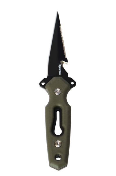 SpearPro Ranger Needle 3.5" Stainless Steel Dive Knife Teflon Coated